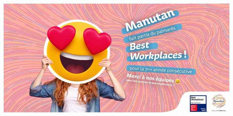 Palmarès Great Place to Work® 2023 : Manutan obtient la 14ème place !